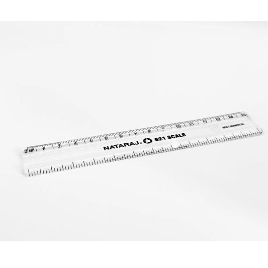 15cm Clear School Exam Ruler – Accurate & Smooth Edged