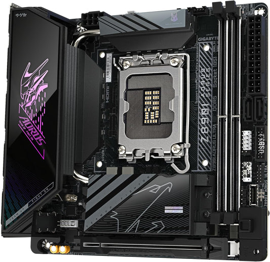 Gigabyte Z890I AORUS ULTRA Mini ITX Motherboard – Intel 1851, DDR5, PCIe 5.0, 2x M.2, WiFi 7
