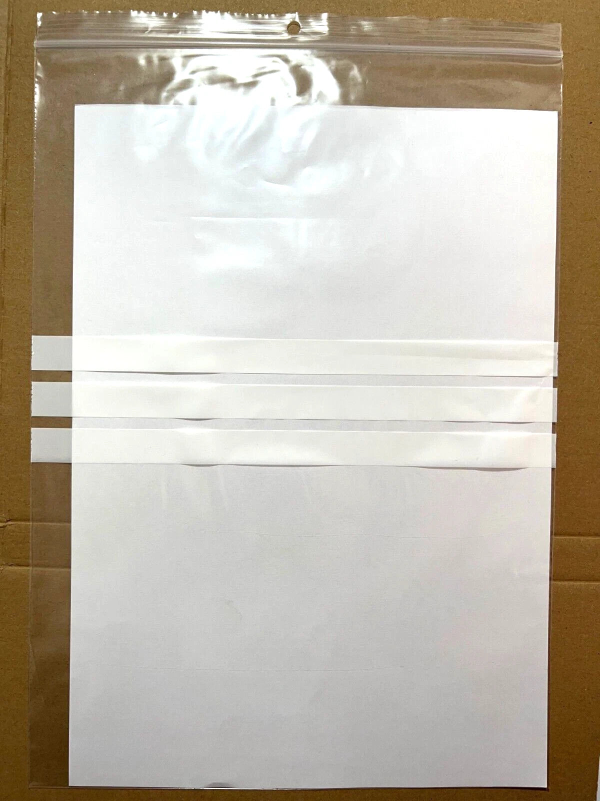 Large Grip Seal Bags – 25 Pack Self-Resealable Zip Lock Clear Bags with Write-On Panel (230 x 320mm)