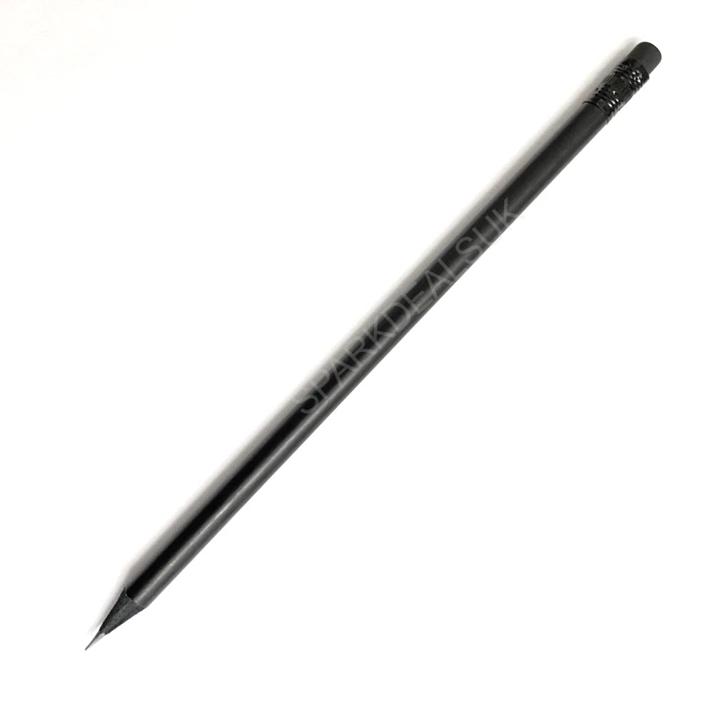 HB Pencils with Eraser Rubber Tips – 6 Pack with Free Sharpener & Eraser