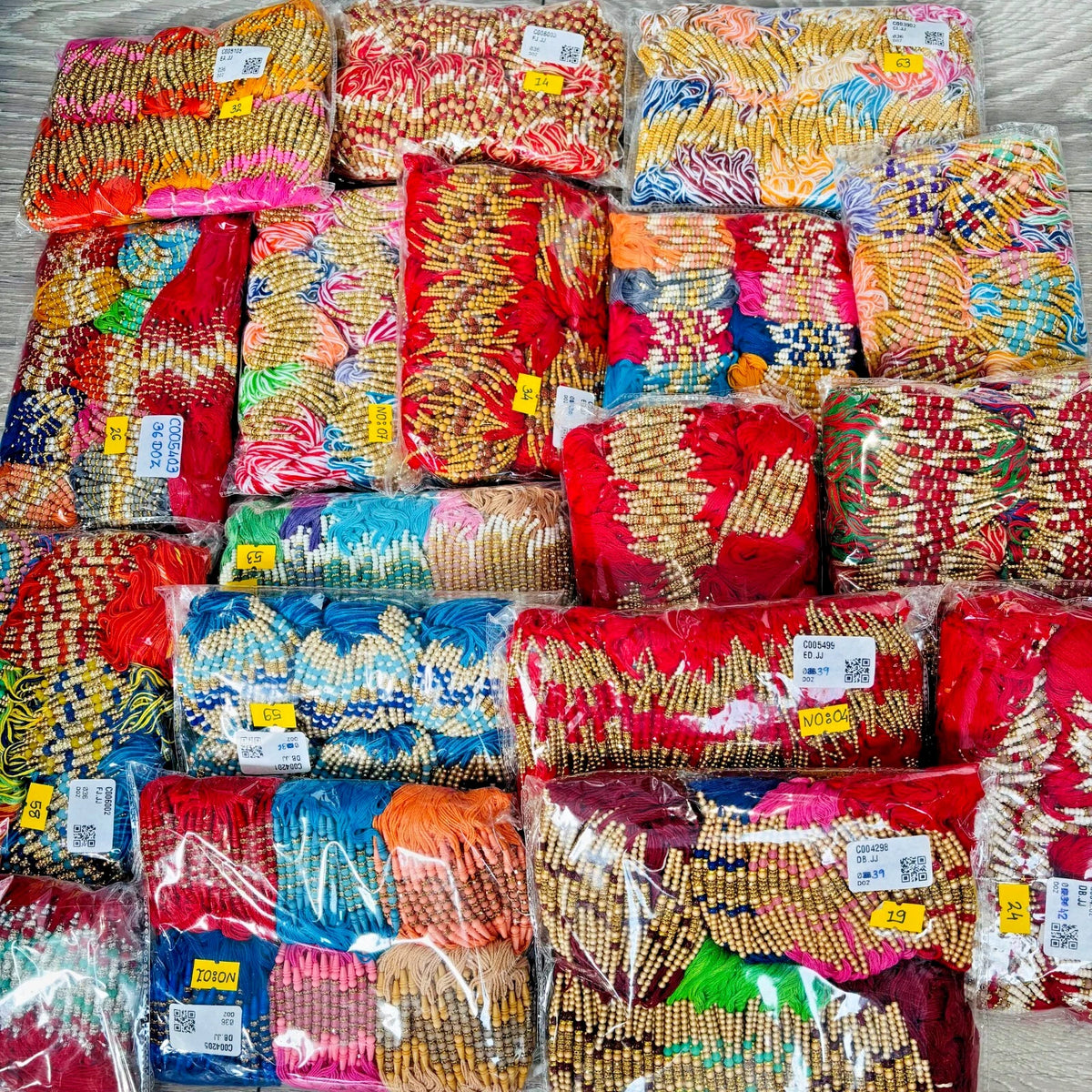 Rakhi Bracelets – Traditional Thread Dora for Raksha Bandhan Hindu Festival (3, 6 or 12 Pack)