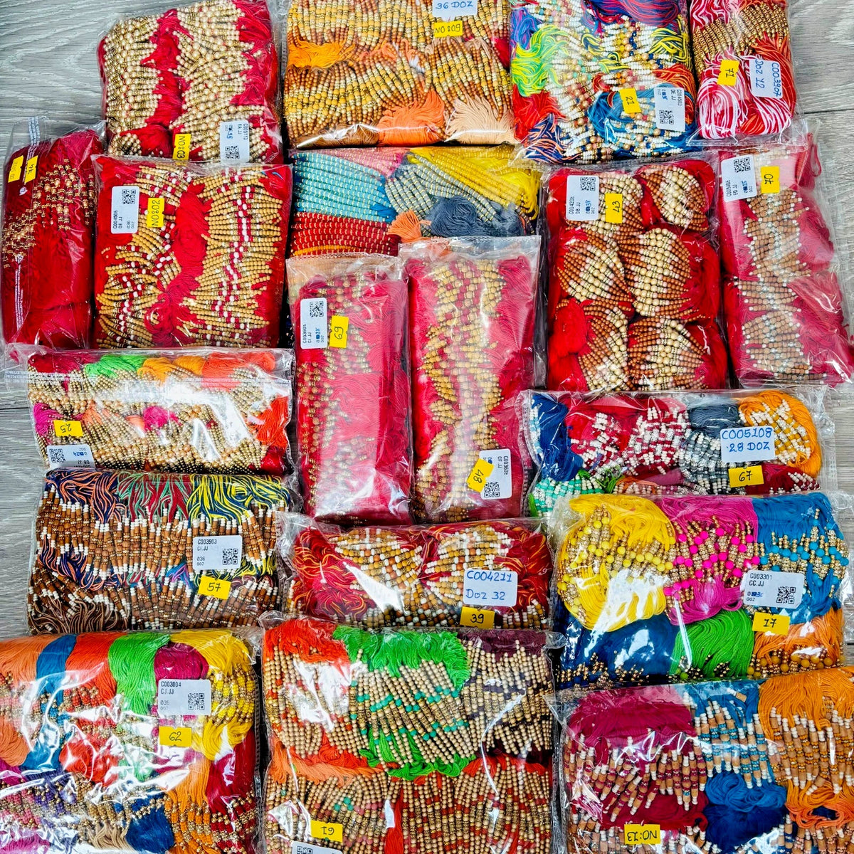Rakhi Bracelets – Traditional Thread Dora for Raksha Bandhan Hindu Festival (3, 6 or 12 Pack)